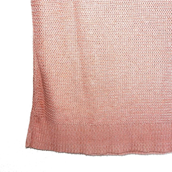 Maurices Light Pink Ruffle Cold Shoulder Knit Sweater Small Women’s - Picture 4 of 10